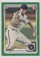 2020 Bowman Prospects Green 57/99 Nick Bennett #BP-140 2r8