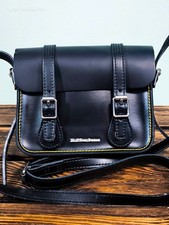 Borsa a tracolla Dr Martens The Original 7 pollici in pelle nera Kiev (125)