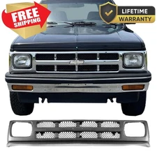 For 91-94 S10 BLAZER Fits 91-93 S10 PICKUP Chevrolet Grille Black GM1200143