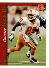 1997 NFL Card # 362 Courtney Hawkins Topps