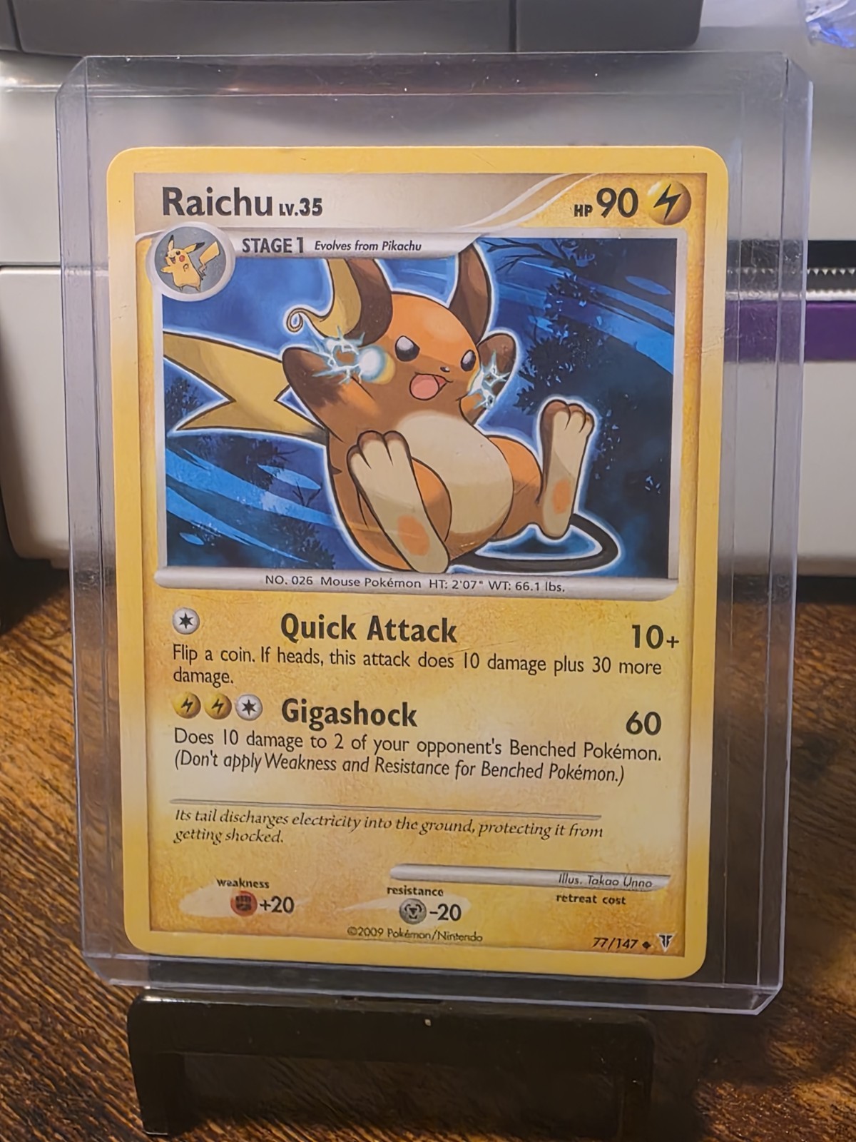 Pokémon TCG Raichu Supreme Victors 77 Regular Uncommon Lightly Played