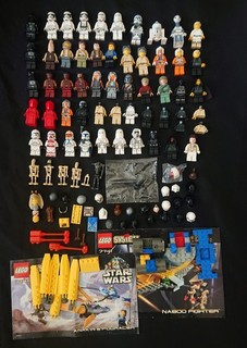 LEGO Star Wars Bulk Lot Complete Minifigures Minifigure Parts Helmets