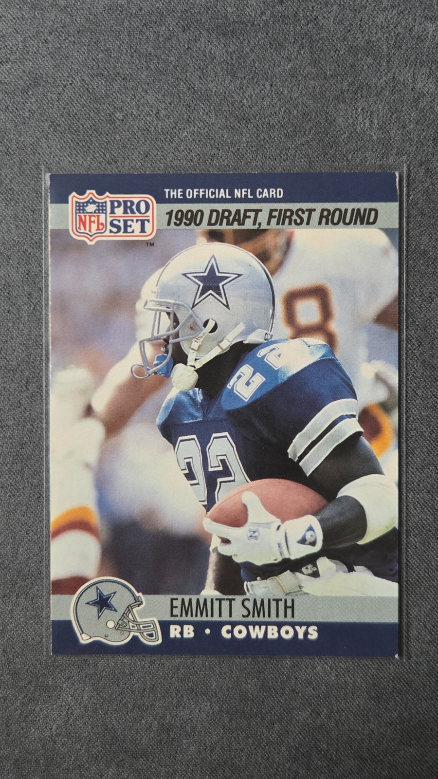 1990 Pro Set - Draft Emmitt Smith #685 (RC)