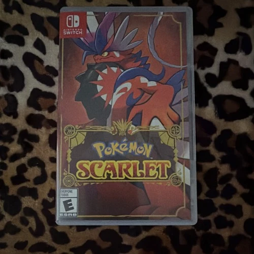Nintendo Pokemon Scarlet Switch Multiplayer Online Case Cartridge