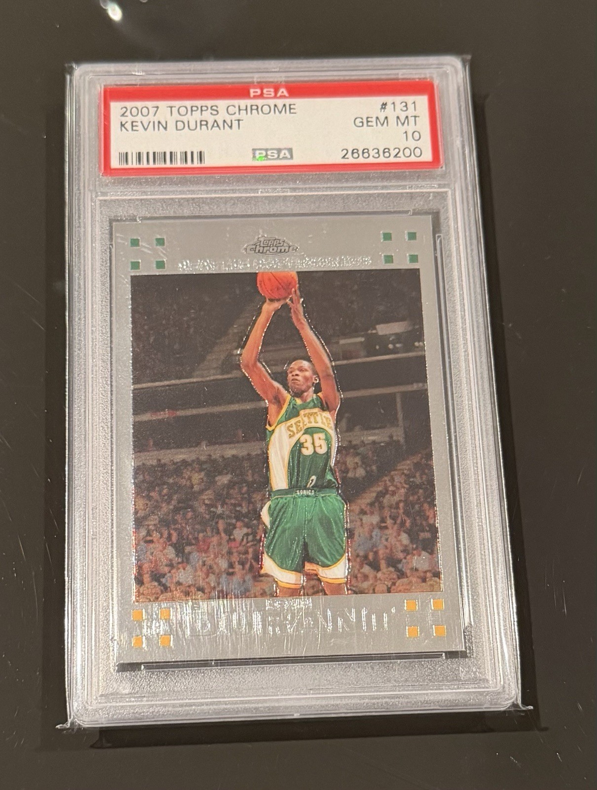 Kevin Durant 2007 Topps Chrome #131 Base Price Guide - Sports Card