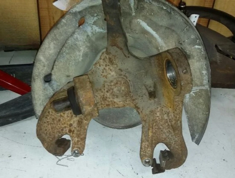 1994-1996 Ford F-150 Front Left Driver Spindle Knuckle 4x2 Lightning Oem - Image 2 of 4