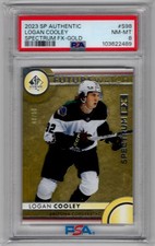 2023-24 Upper Deck Sp Authentic Spectrum FX Gold Bounty 40/50 Psa 8 Logan Cooley