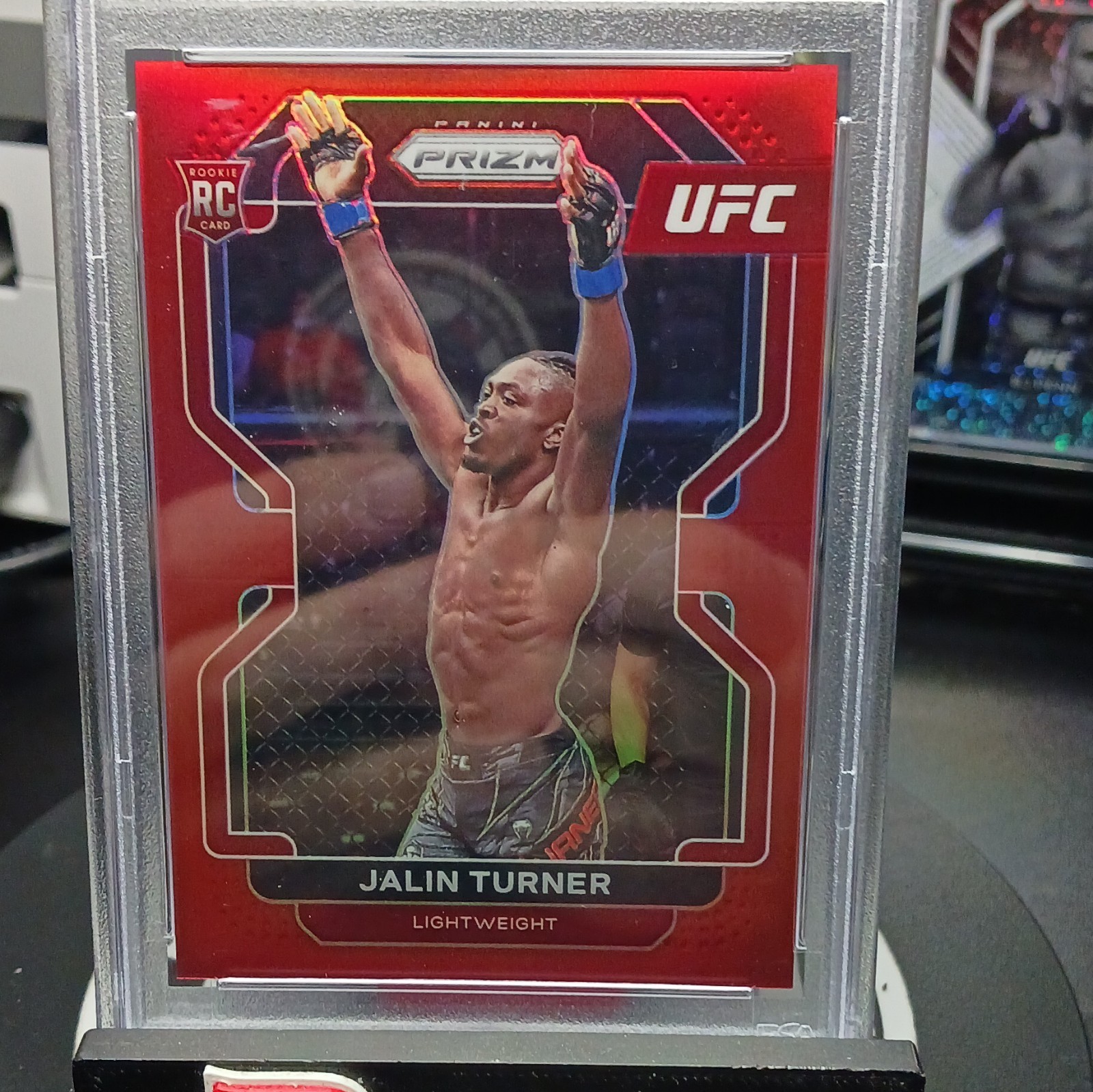 Panini Prizm UFC Jalin Turner Rookie Red Prizm #164 Card 2022 /299