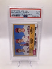 Shohei Ohtani 2018 Topps Archives 1981 Future Stars Trios #FS-LAA PSA 9 Rookie