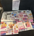 Vintage 80s & 90s Barbie Accessory Lot-pamphlets, Instructions, Cardboard Cutout