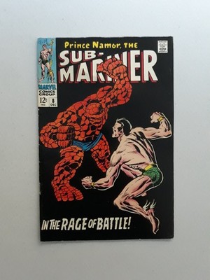 Sub Mariner 8 Marvel Comics 1968 Submariner