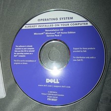 Dell Windows XP Home Edition w/ Service Pack 1 Reinstallation CD Only