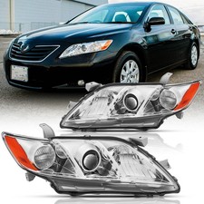 Headlights Assembly Pair for 2007 2008 2009 Toyota Camry Base CE LE XLE US Ve...