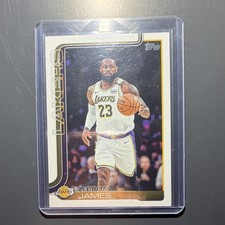 Topps 2025-26 LeBron James #150 Los Angeles Lakers Base Set Basketball NBA