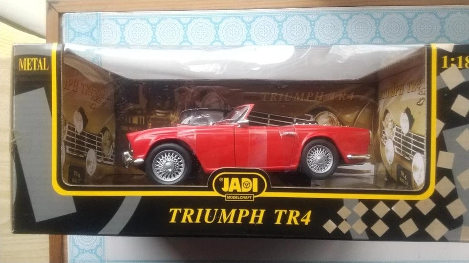 JADI MODELCRAFT 1/18 TRIUMPH TR4 Mini Car Collectible Limited Edition - Image 2 of 4