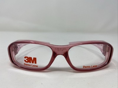 3M Eyewear A2000 Pink 58-17-114 Pink Crystal Safety Eyeglasses Frame D183