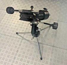 Table-top Equatorial Telescope Mount & Stand w/ Counterweight, Manual Tracking