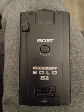 Escort Solo S3 Cordless Radar Detector Tested Working With Plug Cord No Mount