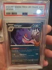 PSA 9 Pokémon TCG 2024 Gengar "Stage 2" Halloween Card Trick or Trade