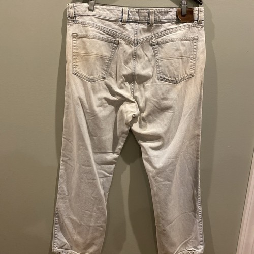 Ermenegildo Zegna Vintage High Waist Light Wash Jeans Size 40 100% Cotton - Picture 3 of 7