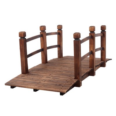 Arch Bridge Small Wooden Bridge Courtyard Outdoor Anticorrosive Wood