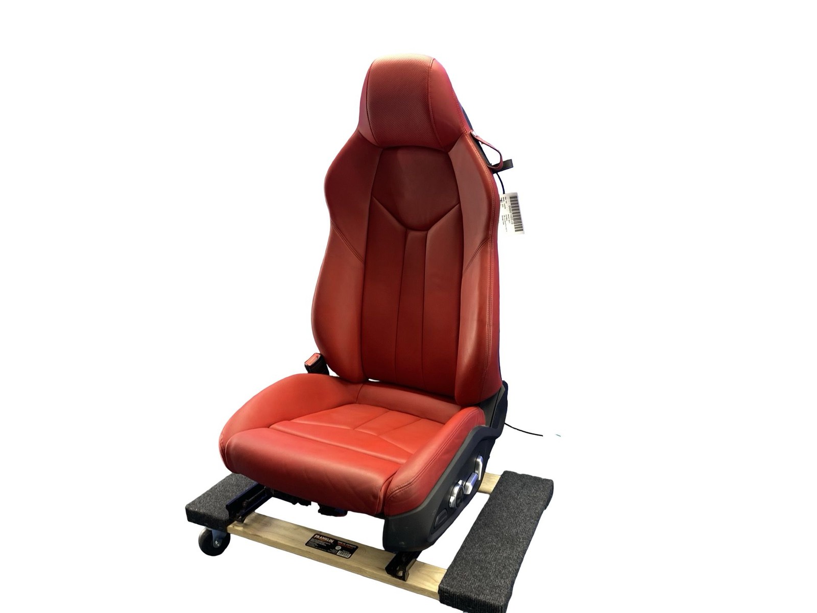 2017-2023 AUDI R8 V10 4S RWS OEM FRONT LEFT SEAT ASSEMBLY RED LEATHER *WEAR*