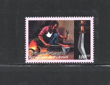 S6099   Djibouti   2000   blacksmith   1v.   MNH