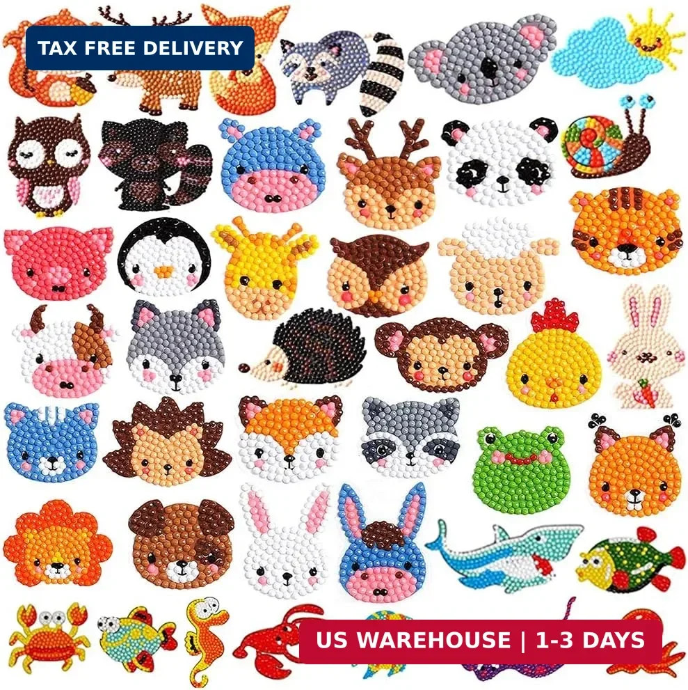 Labeol Diamond Art Kits for Kids Boys and Girls Ages 6-8-10-12 Easy to DIY Creat