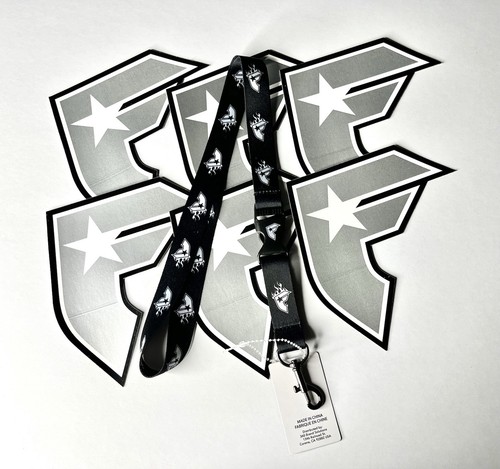 Famous Stars And Straps 6 Metallic Sticker Set Lanyard Blink 182 Travis Barker - Picture 6 of 6