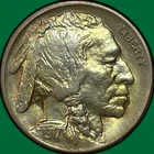 1917 Buffalo Nickel Choice Almost Uncirculated AU+/UNC Coin #38694