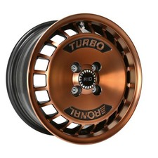 1x RONAL RONAL R10 TURBO copper matt-front diamond cut 7.0Jx15 4x100 ET37