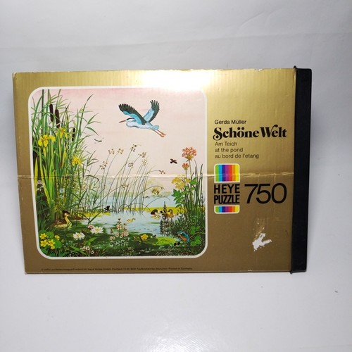Heye 750 Piece Jigsaw Puzzle At The Pond Gerda Muller Schone Welt Complete 8562 - Picture 8 of 14