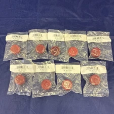 Briggs & Stratton/Snapper 7011113YP Rear Wheel Hubcap - RED - NOS ( Lot of 9)