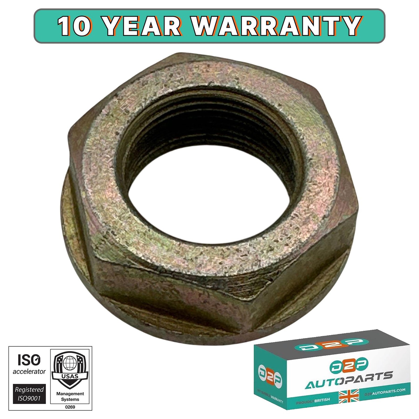 FRONT AXLE NUT FOR CITROEN BERLINGO BX C3 C4 C5 C6 DS3 DS4 DS5 DISPATCH XANTIA