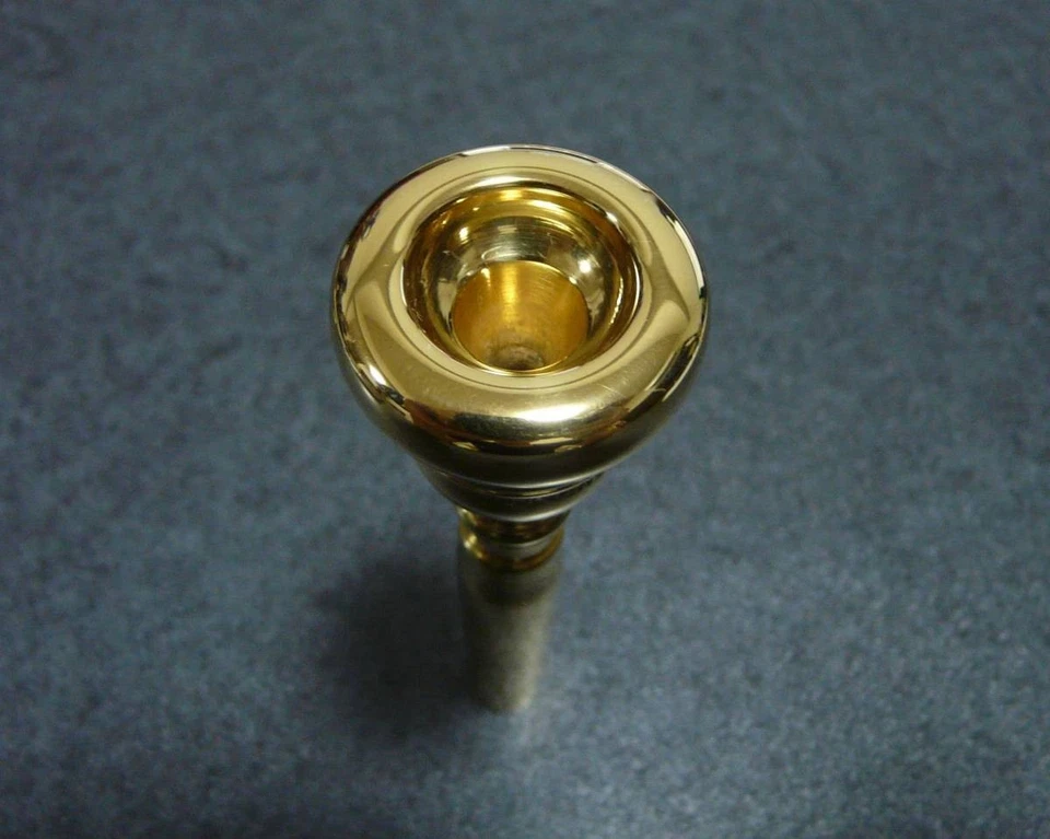 Boquilla trompeta vintage parduba chapada en oro 5 Foto 4 de 4