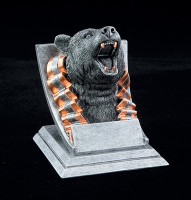 Goat Mascot Sculptured Trophy | Engraved The G.O.A.T. Award - 4 Inch - Foto 6