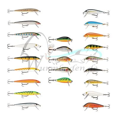 Forellen Wobbler Raubfisch Kunstköder Rapala Countdown Angel Köder Barsch Hecht - Bild 1 von 2