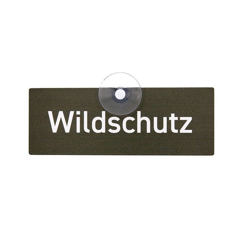 Jagdschild mit Saugnapf "Wildschutz" I - Bild 1 von 5