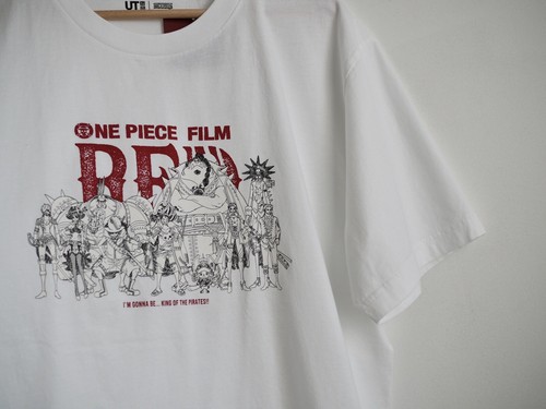 One Piece Film rote Grafik Eiichiro Oda Anime Uniqlo exklusives T-Shirt - Bild 5 von 6