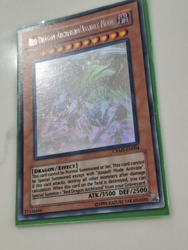 Yu-Gi-Oh Red Dragon Archfiend/Assault Mode Crimson Crisis CRMS-EN004 Ghost Unlim - Picture 6 of 14