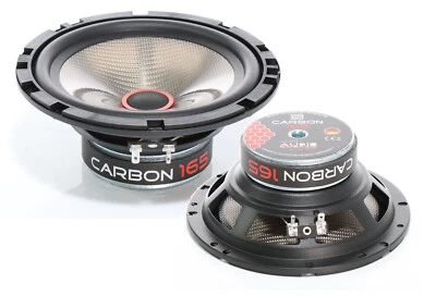 AUDIO SYSTEM CARBON 165 W 16,5cm Kickbass Coche Altavoz woofer 165mm - Imagen 1 de 4
