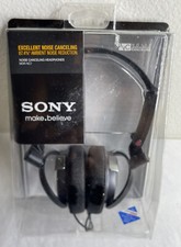 Sony MDR-NC7 Black Premium Traveler Excellent Noise Canceling On-Ear Headphones