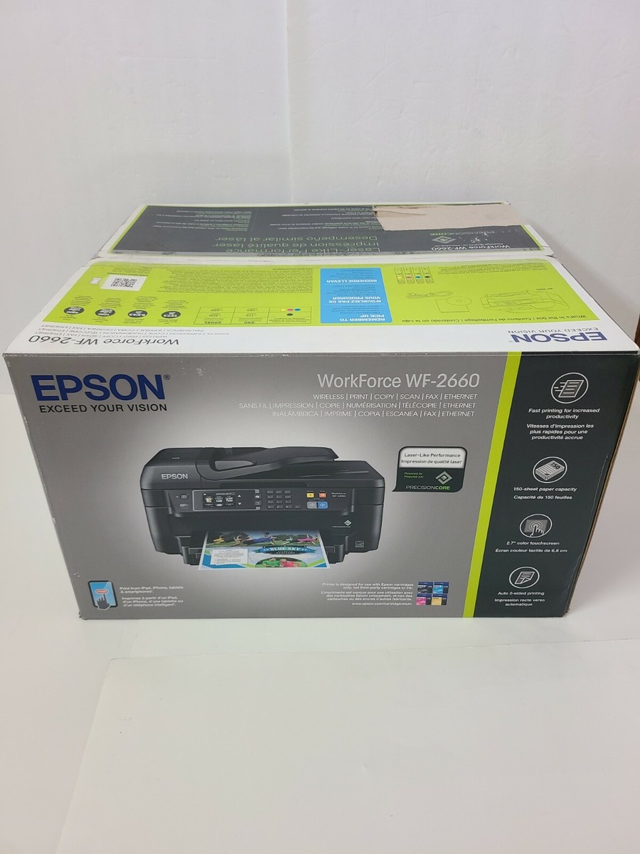 Epson WorkForce WF-2660 All-In-One Wireless Color Printer
