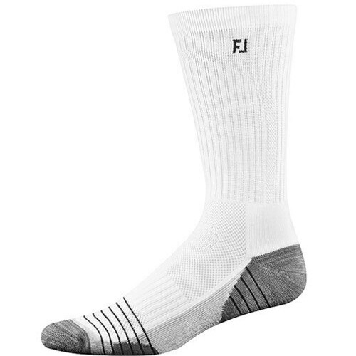 FootJoy FJ TechSof Tour Proven Crew Men's Socks Maximum Golf Comfort (White) eBay