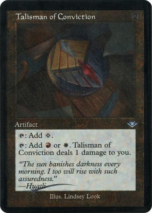 Talisman of Conviction (Retro Frame) (Foil Etched) -Foil Near Mint English MTG