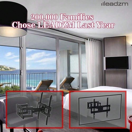 Full Motion TV Wall Mount- for 26 - 55 Inch TVs,Articulating Arms,88 Lbs Support - Picture 15 of 21