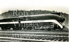  Frisco Fire Fly Art Deco Streamline Steam Locomotive 1026 St.L & SF Railroad 