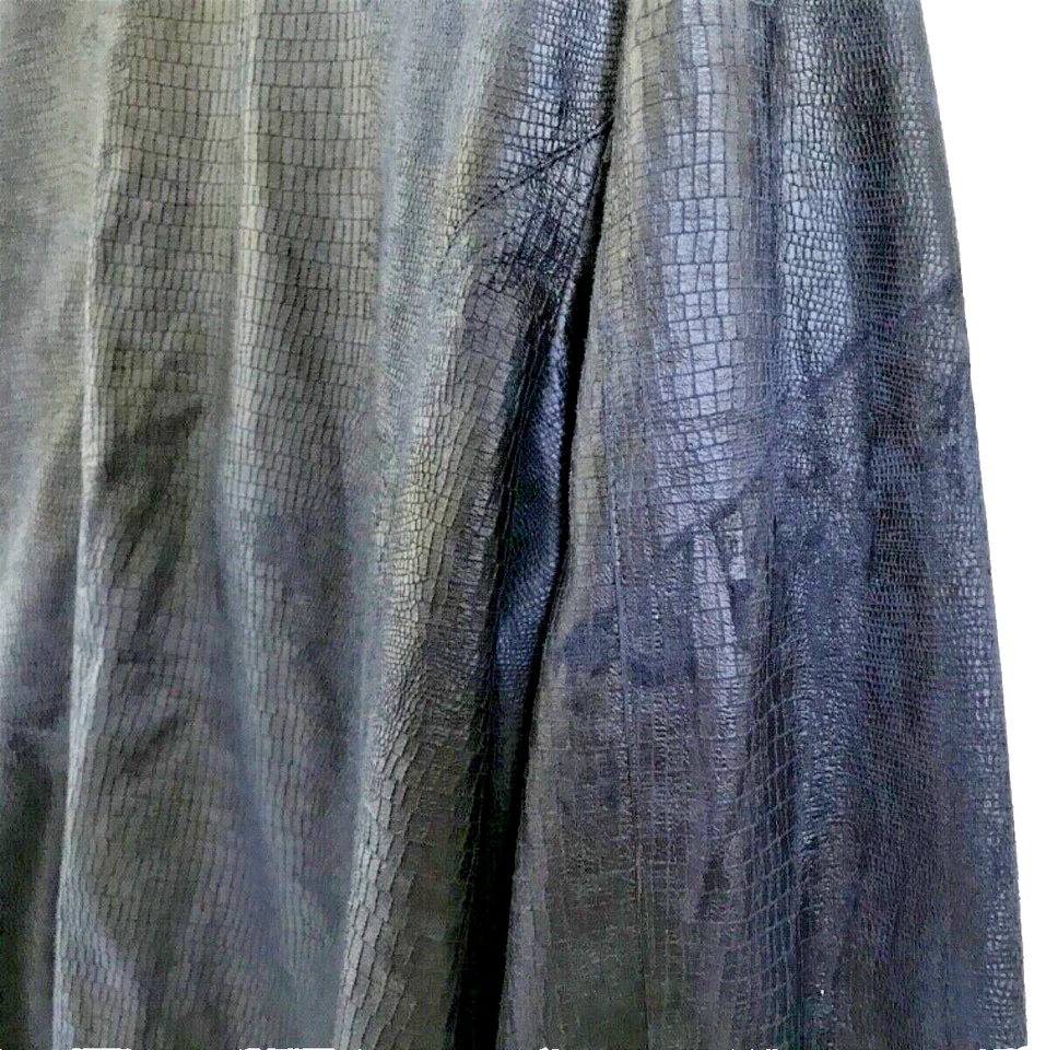 Chaqueta Cárdigan Chico’s Blazer Top, Cuero Sintético Brillo Manga 3/4 Foto 4 de 4