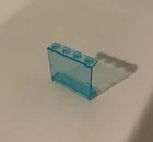 Lego Vintage Trans-Blue Panel 1 x 4 x 3 4215a