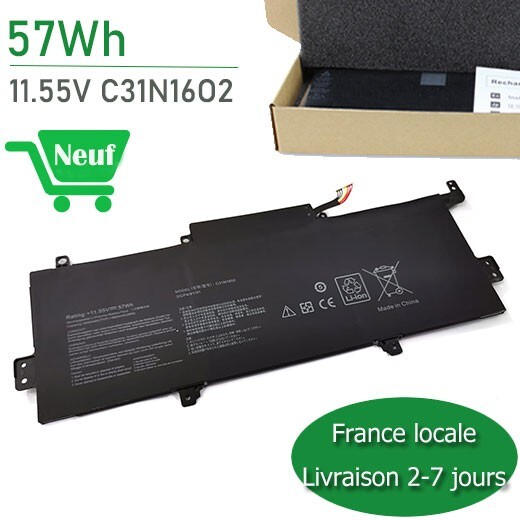 Batterie C31N1602 pour ASUS Zenbook UX330U et UX330UA 11.55V